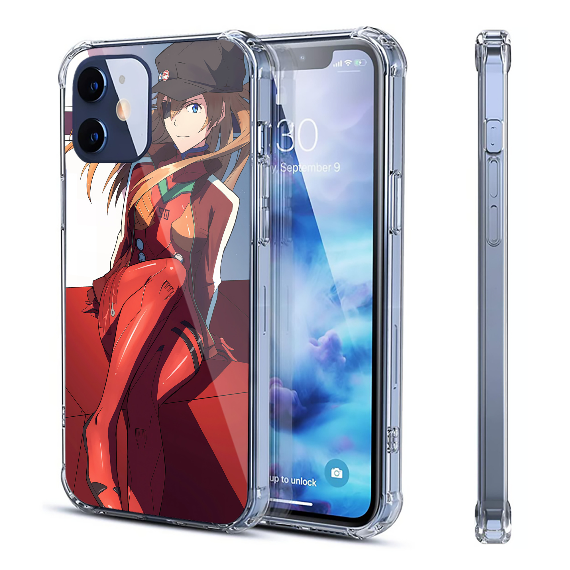 （画像用） EVA 新世紀エヴァンゲリオン 【iPhone 12シリーズ対応】透明スマホケース（クリアソフトケース）